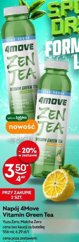 Napój 4Move Vitamin Green Tea