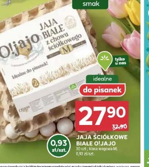 Jaja ściółkowe białe Oljajo