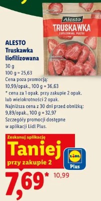 Alesto Truskawka liofilizowana
