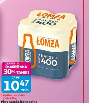 Piwo Łomża jasne pełne