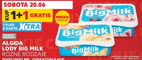 Algida lody Big Milk