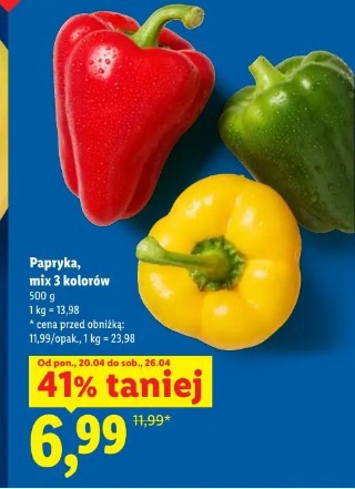 Papryka mix 3 kolorów