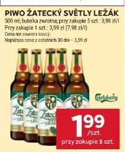 Piwo Žatecký Světlý Ležák