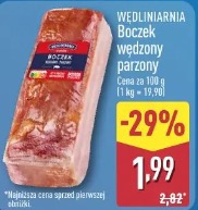 Wędlinarnia Boczek wędzony parzony