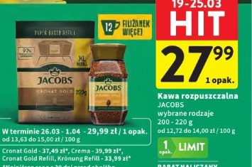 Kawa rozpuszczalna Jacobs