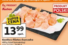 Kostka z fileta z kurczaka