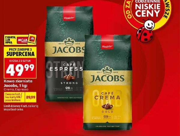 Jacobs kawa ziarnista Crema, Espresso