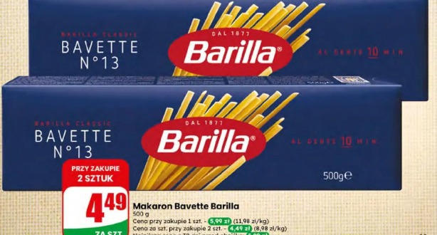 Makaron Bavette Barilla