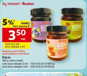 Dżem różne smaki Auchan