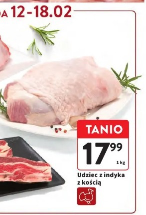 Udziec z indyka z kością