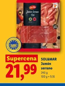 SOL&MAR Jamón serrano