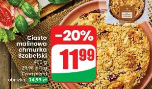 Ciasto malinowa chmurka Szabelski