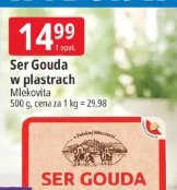 Ser Gouda w plastrach Mlekovita