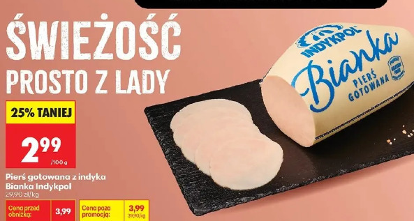 Pierś gotowana z indyka Bianka Indykpol