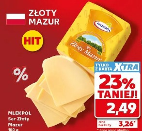 Mlekpol Ser Złoty Mazur