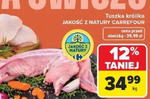 Tuszka królika Jakość z Natury Carrefour