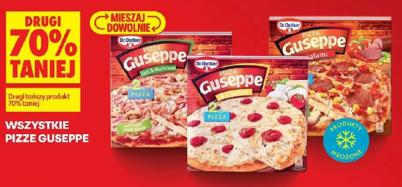 Wszystkie pizze Guseppe