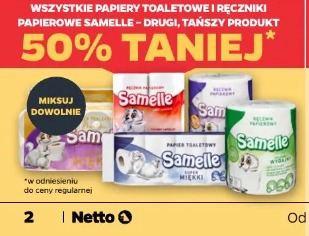 Wszystkie papiery toaletowe i ręczniki papierowe Samelle