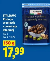 ITALIAMO Pistacje w polewie z czekolady mlecznej