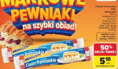 Ciasto francuskie XXL Henglein