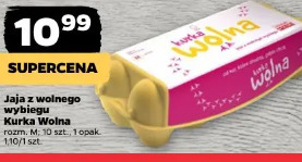 Jaja z wolnego wybiegu Kurka Wolna