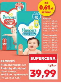 Pampers Pieluchomajtki lub pieluchy dla dzieci