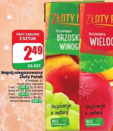 Napój niegazowany Złoty Potok