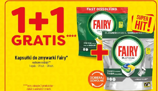 Kapsułki do zmywarki Fairy