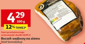 Boczek wędzony na zimno Dział Samoobsługi