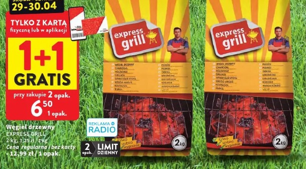 Węgiel drzewny Express Grill