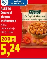 Alesto Orzeszki ziemne w skorupce różne rodzaje