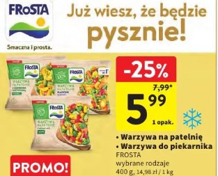 Warzywa na patelnię Warzywa do piekarnika FROSTA