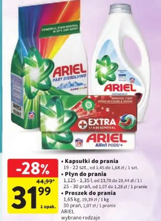 Kapsułki do prania Ariel