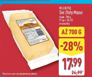 Mlekpol Ser Złoty Mazur