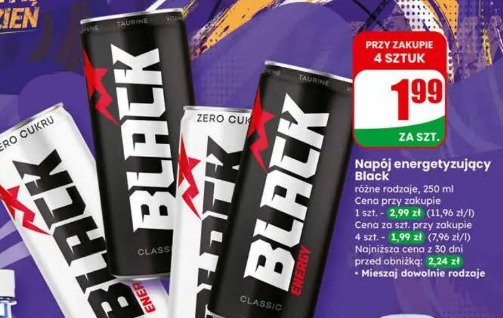 Napój energetyzujący Black