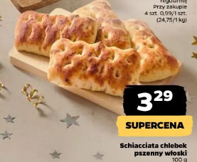 Schiacciata chlebek pszenny włoski