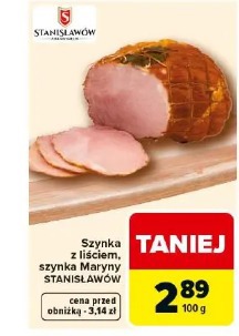 Szynka z liściem, szynka Maryny STANISŁAWÓW