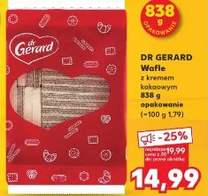 Dr Gerard Wafle z kremem kakaowym