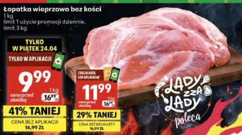 Łopatka wieprzowa bez kości