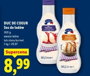 Duc De Coeur Sos do lodów