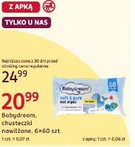 Babydream, chusteczki nawilżone