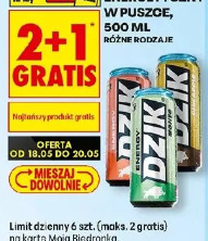 Napój energetyczny w puszce DZIK