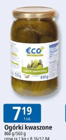 Eco+ Ogórki kwaszone