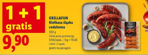 Grill&Fun Kiełbasa śląska codzienna