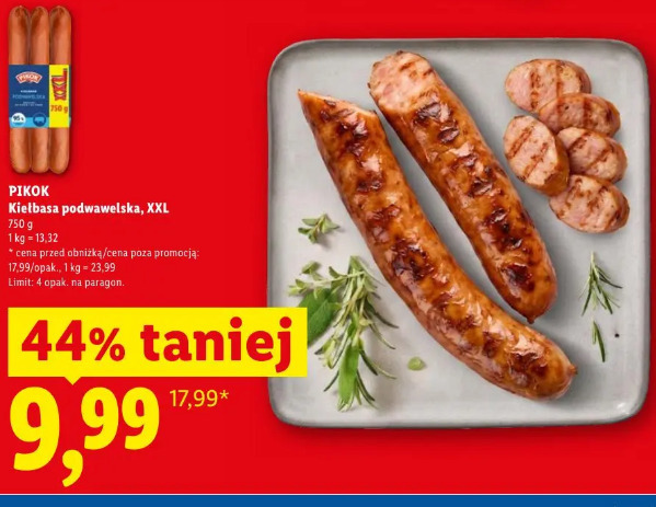 Pikok Kiełbasa podwawelska XXL