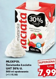 Mlekpol Śmietanka Łaciata UHT 30%