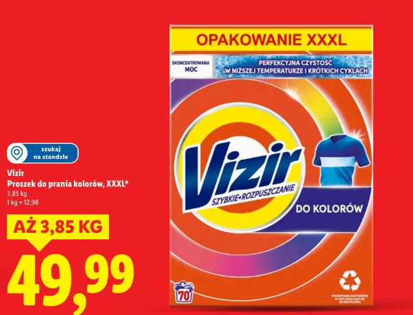 Vizir proszek do prania kolorów