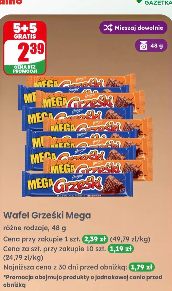 Grześki Mega wafel