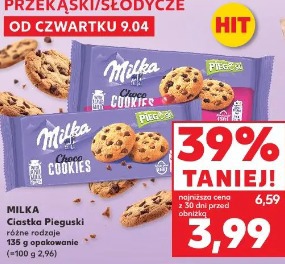 Milka Ciastka Pieguski