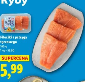 Fileciki z pstrąga tęczowego